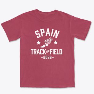 Spain School Track and Field Premium Heavyweight T-shirt