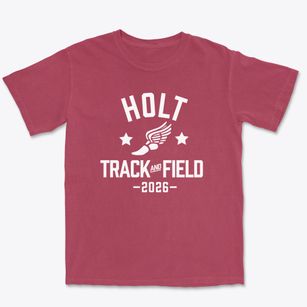 Holt Elementary School Track and Field Premium Heavyweight T-shirt