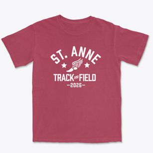 Saint Anne School Track and Field Premium Heavyweight T-shirt