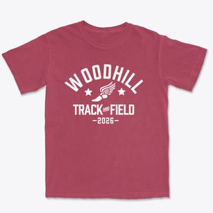 Woodhill Elementary School Track and Field Premium Heavyweight T-shirt