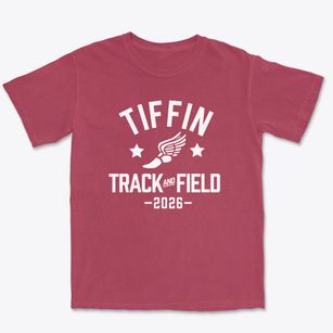 Tiffin Middle School Track and Field Premium Heavyweight T-shirt