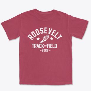 Roosevelt Elementary School Track and Field Premium Heavyweight T-shirt