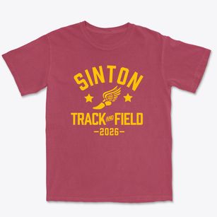 Sinton High School Track and Field Premium Heavyweight T-shirt