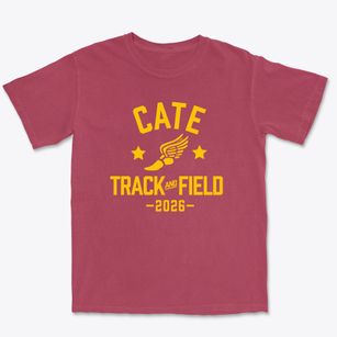 Cate School Track and Field Premium Heavyweight T-shirt