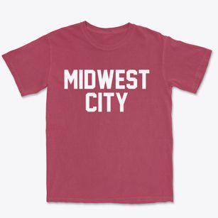 Midwest City Oklahoma Classic Block Premium Heavyweight T-shirt