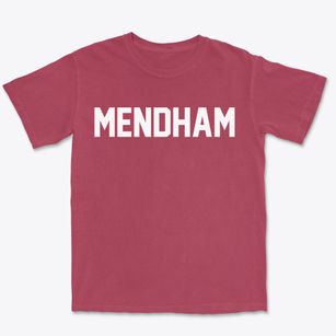 Mendham New Jersey Classic Block Premium Heavyweight T-shirt