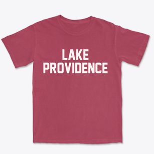 Lake Providence Louisiana Classic Block Premium Heavyweight T-shirt