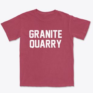 Granite Quarry North Carolina Classic Block Premium Heavyweight T-shirt