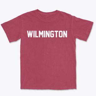 Wilmington North Carolina Classic Block Premium Heavyweight T-shirt