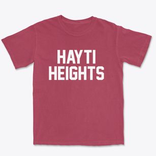 Hayti Heights Missouri Classic Block Premium Heavyweight T-shirt