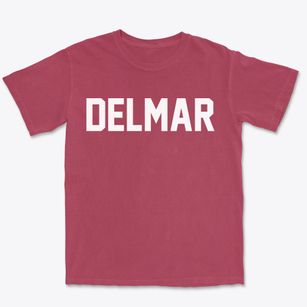 Delmar Iowa Classic Block Premium Heavyweight T-shirt