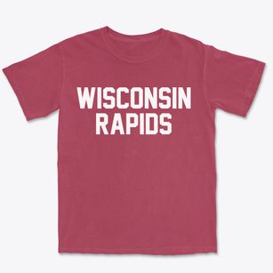 Wisconsin Rapids Wisconsin Classic Block Premium Heavyweight T-shirt