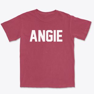 Angie Louisiana Classic Block Premium Heavyweight T-shirt