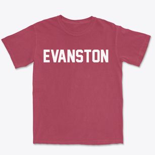 Evanston Wyoming Classic Block Premium Heavyweight T-shirt