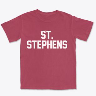 St. Stephens North Carolina Classic Block Premium Heavyweight T-shirt