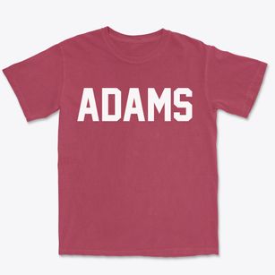 Adams Massachusetts Classic Block Premium Heavyweight T-shirt