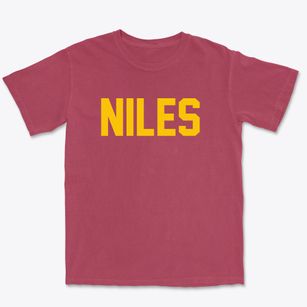 Niles Michigan Classic Block Premium Heavyweight T-shirt
