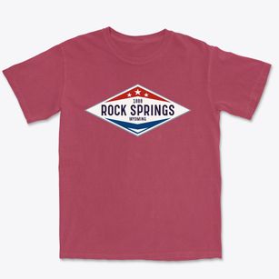 Rock Springs Wyoming Diamond Star Premium Heavyweight T-shirt