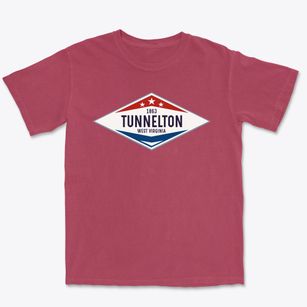 Tunnelton West Virginia Diamond Star Premium Heavyweight T-shirt