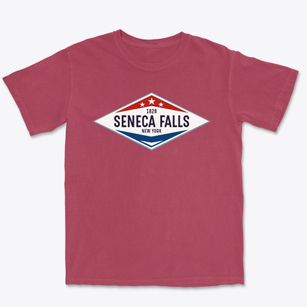 Seneca Falls New York Diamond Star Premium Heavyweight T-shirt