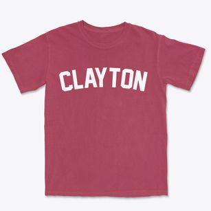 Clayton Wisconsin Classic Curve Premium Heavyweight T-shirt