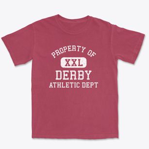 Derby Kansas Athletic Dept Premium Heavyweight T-shirt