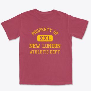 New London Connecticut Athletic Dept Premium Heavyweight T-shirt