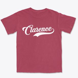 Clarence Iowa Vintage Team Premium Heavyweight T-shirt