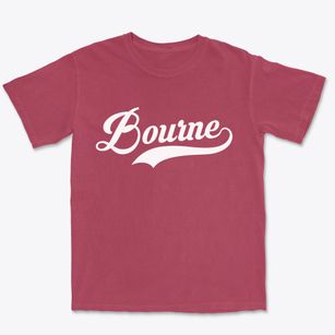 Bourne Massachusetts Vintage Team Premium Heavyweight T-shirt