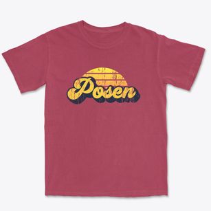 Posen Illinois Sublime Sunset Premium Heavyweight T-shirt