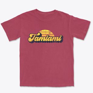 Tamiami Florida Sublime Sunset Premium Heavyweight T-shirt