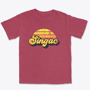 Singac New Jersey Sublime Sunset Premium Heavyweight T-shirt