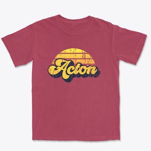 Acton Maine Sublime Sunset Premium Heavyweight T-shirt