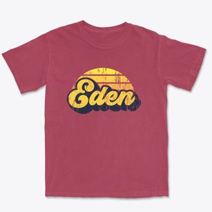 Eden Wisconsin Sublime Sunset Premium Heavyweight T-shirt