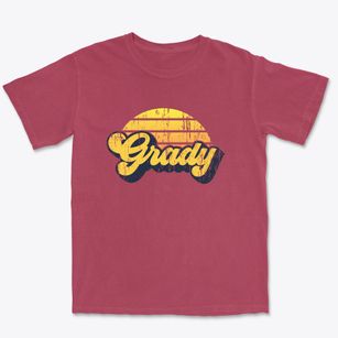 Grady New Mexico Sublime Sunset Premium Heavyweight T-shirt