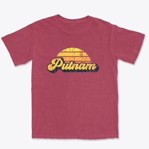 Putnam Oklahoma Sublime Sunset Premium Heavyweight T-shirt