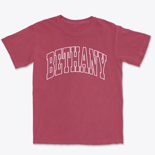 Bethany Oklahoma Trendy Block Premium Heavyweight T-shirt