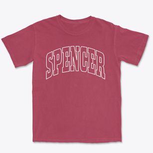 Spencer Iowa Trendy Block Premium Heavyweight T-shirt