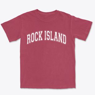 Rock Island Illinois Varsity Premium Heavyweight T-shirt