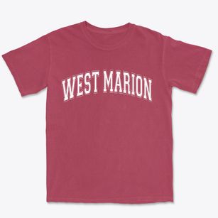 West Marion North Carolina Varsity Premium Heavyweight T-shirt