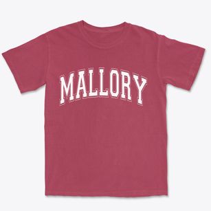 Mallory West Virginia Varsity Premium Heavyweight T-shirt