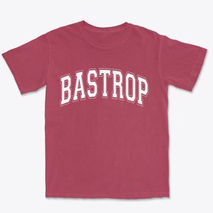 Bastrop Texas Varsity Premium Heavyweight T-shirt