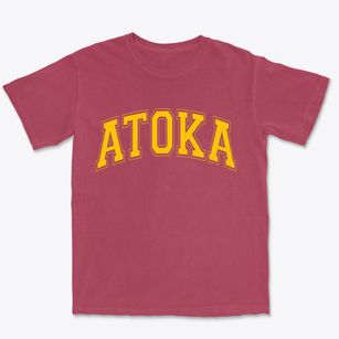 Atoka Oklahoma Varsity Premium Heavyweight T-shirt