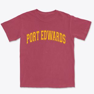 Port Edwards Wisconsin Varsity Premium Heavyweight T-shirt