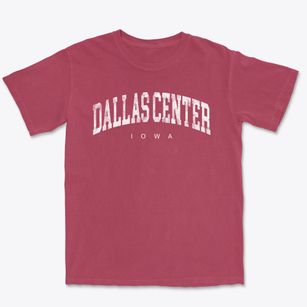 Dallas Center Iowa Urban Vibe Premium Heavyweight T-shirt