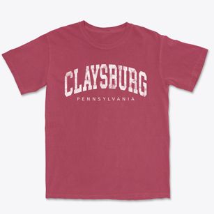 Claysburg Pennsylvania Urban Vibe Premium Heavyweight T-shirt