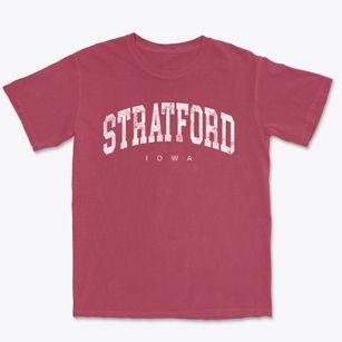 Stratford Iowa Urban Vibe Premium Heavyweight T-shirt