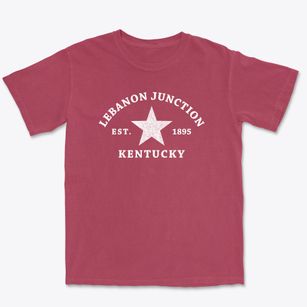 Lebanon Junction Kentucky Star Premium Heavyweight T-shirt