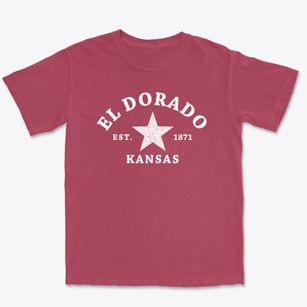 El Dorado Kansas Star Premium Heavyweight T-shirt
