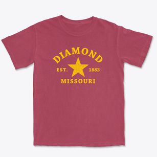 Diamond Missouri Star Premium Heavyweight T-shirt